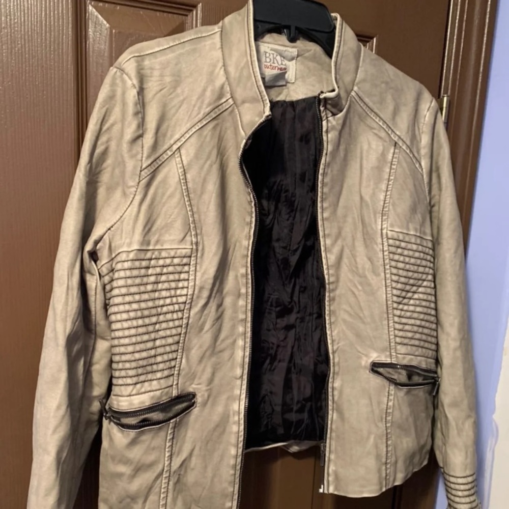 BKE Faux Leather Jacket